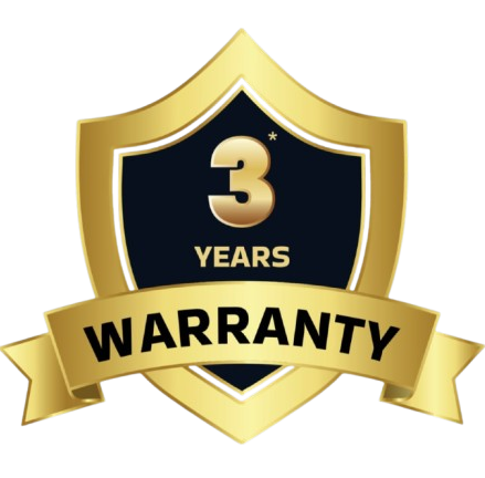 3 Year Warranty