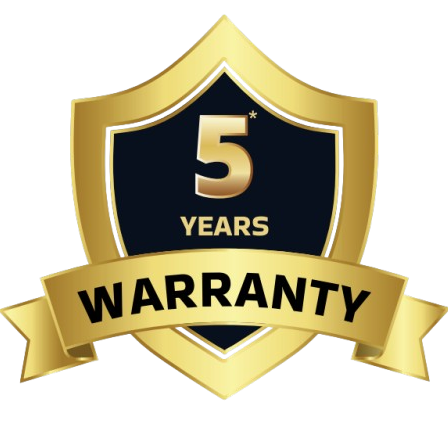 5 Year Warranty