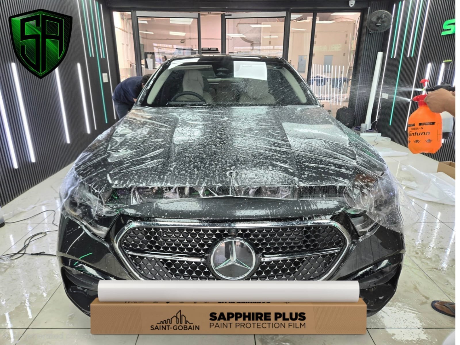 Saint-Gobain PPF Installation at Shell Automotiv